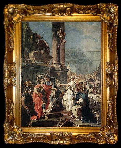 framed  PITTONI, Giambattista The Sacrifice of Polyxena, ta009-2